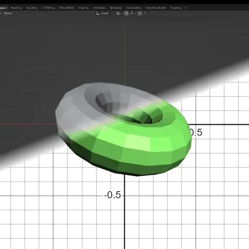 Torus model going from Blender to Desmos